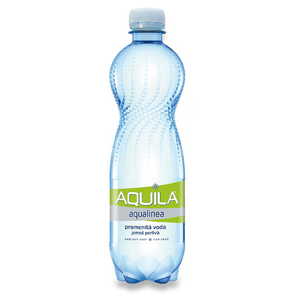 Voda pramenitá jemně perlivá Aquila 12×0,5l